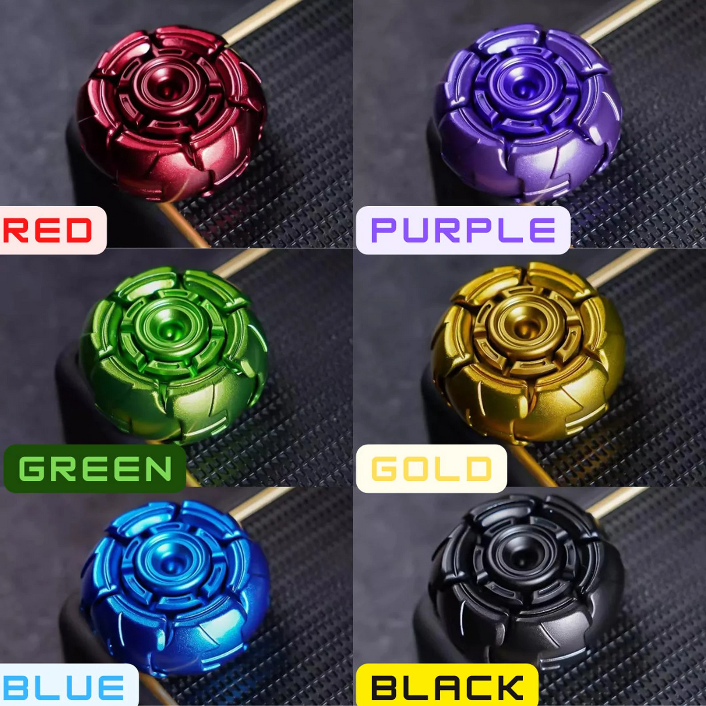 GoBigger Young Alloy Colorful Hand Fidget Spinner | EDC GoBogger Hand Fidget Spinner Toys | Metal High Quality Colorful Hand Gyro Spinner