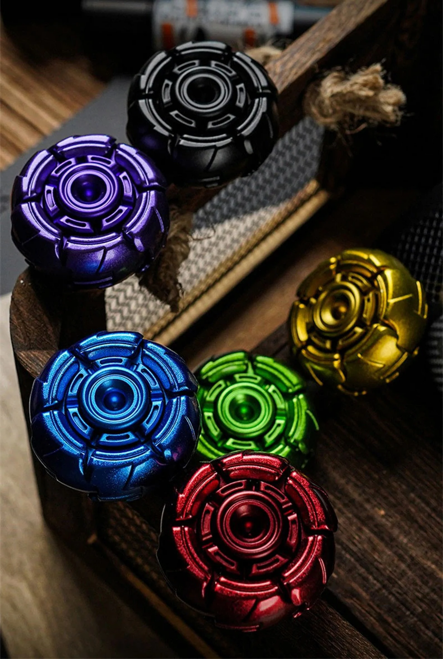 GoBigger Young Alloy Colorful Hand Fidget Spinner | EDC GoBogger Hand Fidget Spinner Toys | Metal High Quality Colorful Hand Gyro Spinner