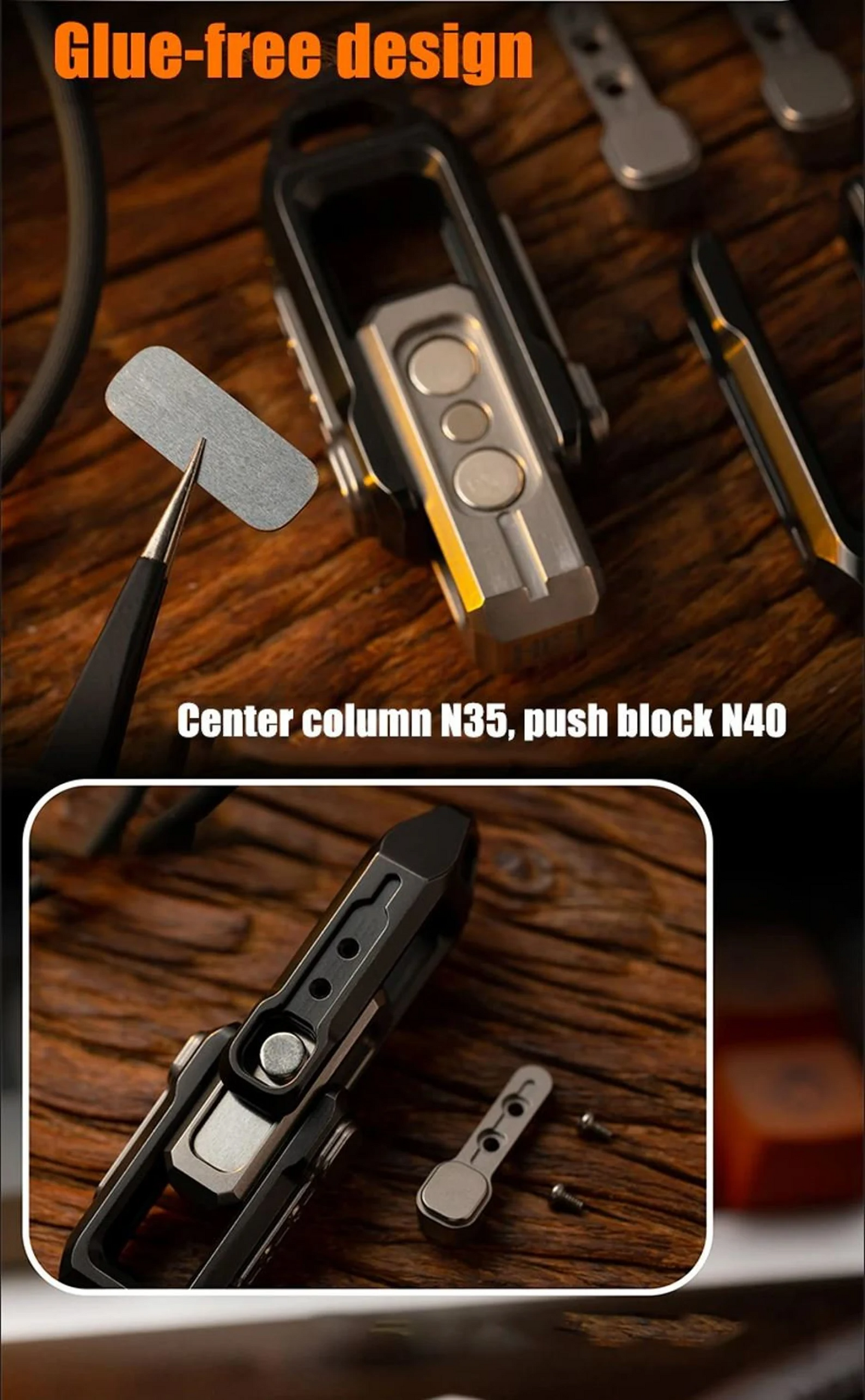 New Launching WANWU HIFIBOY Double Push Hand Haptic Push Slider | WANWU Hifiboy Edc Hand  push Haptic Feel Slider for Gift & Collection